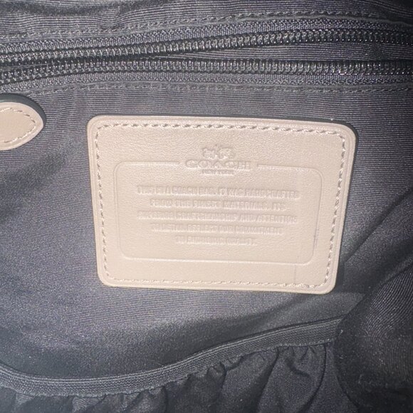 Coach All Terrain Trek Perforated Leather Canvas Unisex Backpack - Picture 17 of 17